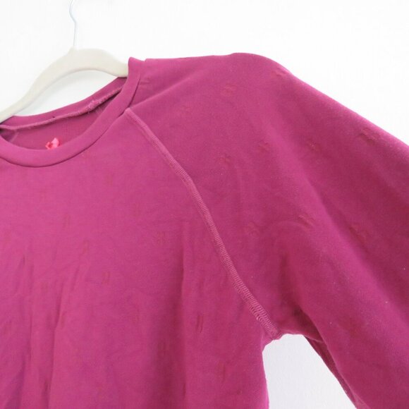 SWEATY BETTY Modal Dot Jacquard Base Layer Top in Amaranth Pink - Size S - Picture 5 of 15